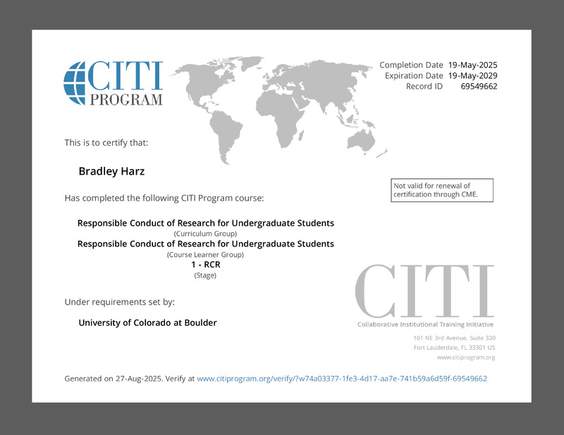 Responsible Conduct of Research (UGS)